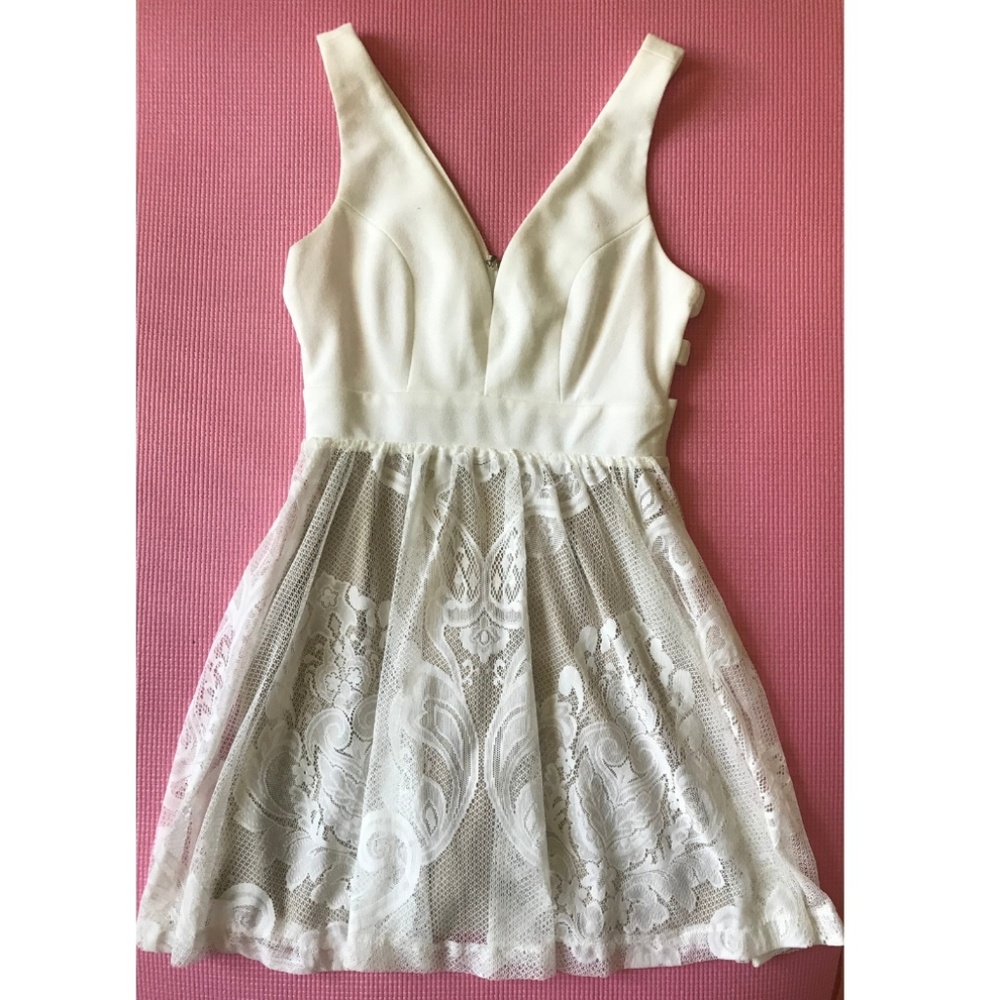 White dress from Charlotte Russe